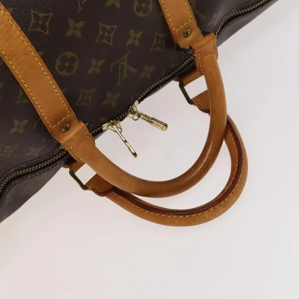 LOUIS VUITTON Monogram Keepall 55 Boston Bag M41424